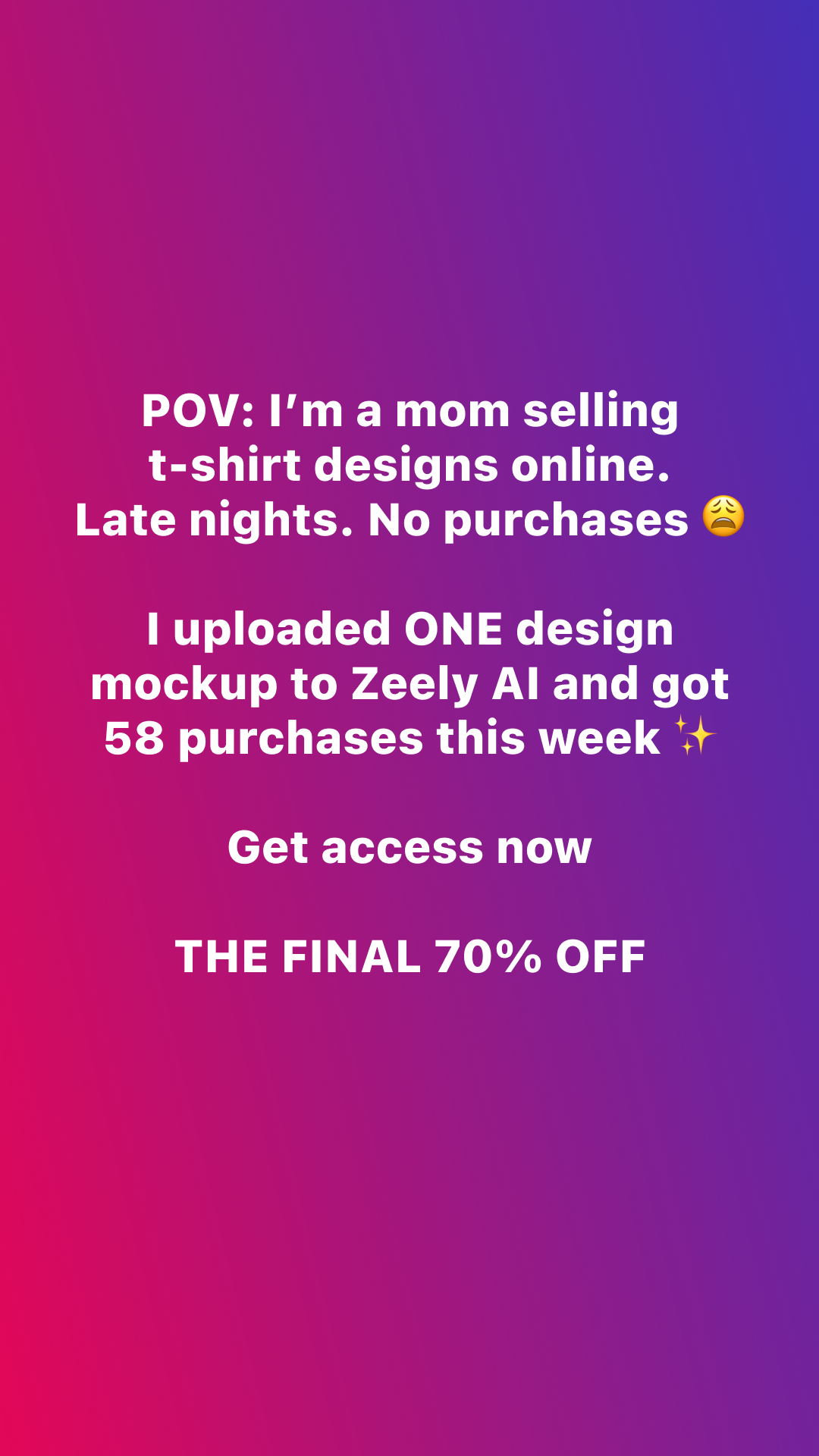 Zeely Facebook ad