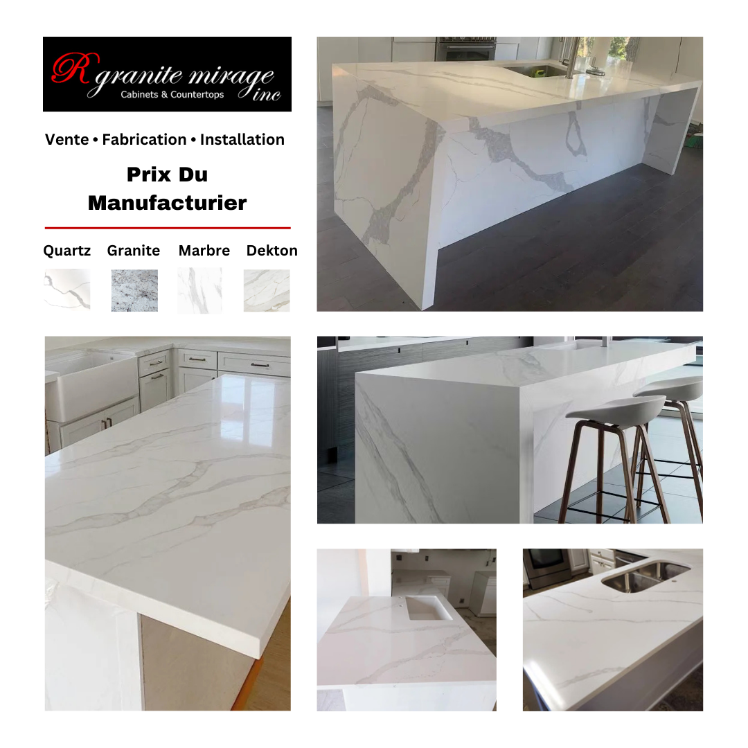 R Granite mirage inc Facebook ad: Prix Du Manufacturier