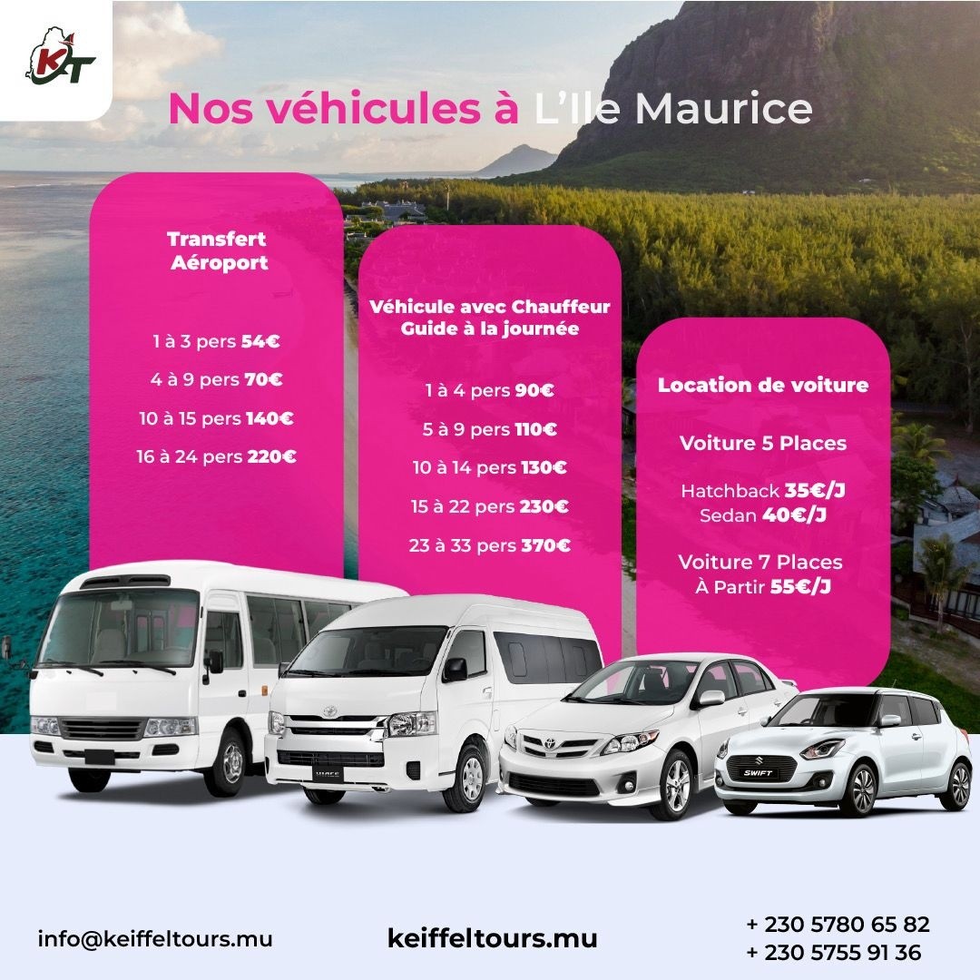 Keiffel Tours - Île Maurice Facebook ad: Explorez l’île Maurice autrement avec Keiffel Tours