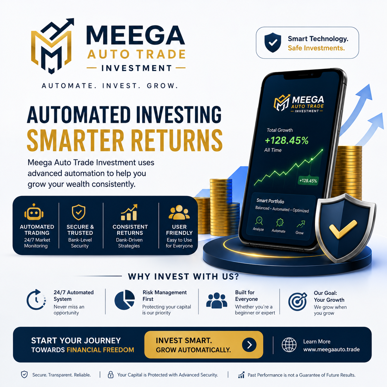 Meega Auto Trade Investment Facebook ad