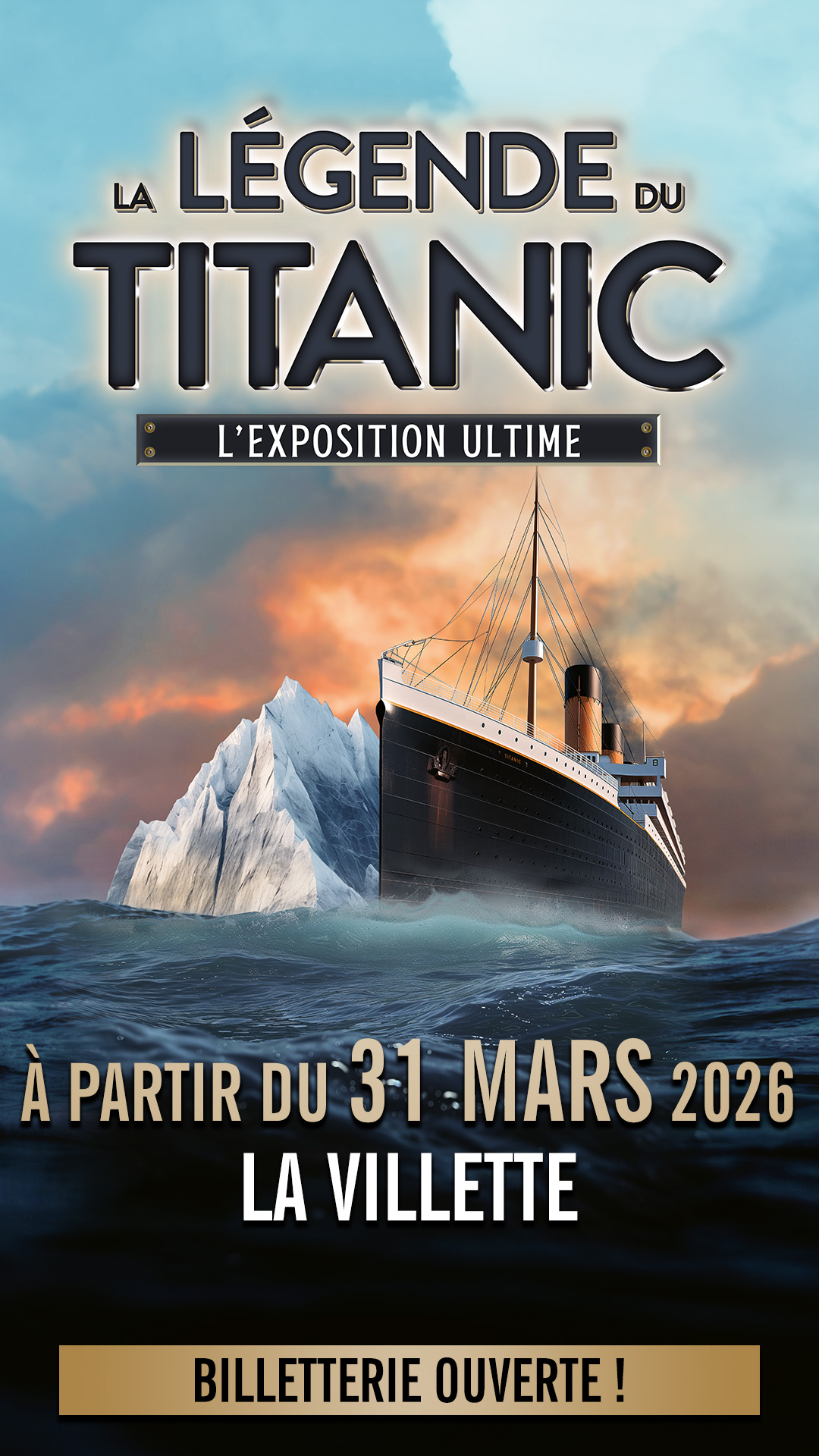 La Légende du Titanic Facebook ad from Feb 13, 2026