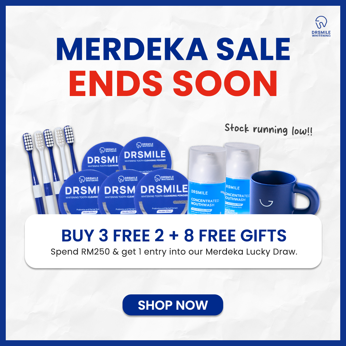 Dr Smile Whitening Solution Facebook ad