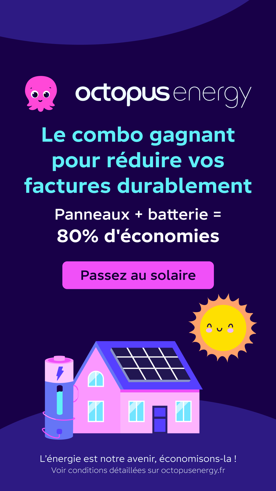 Octopus Energy Facebook ad