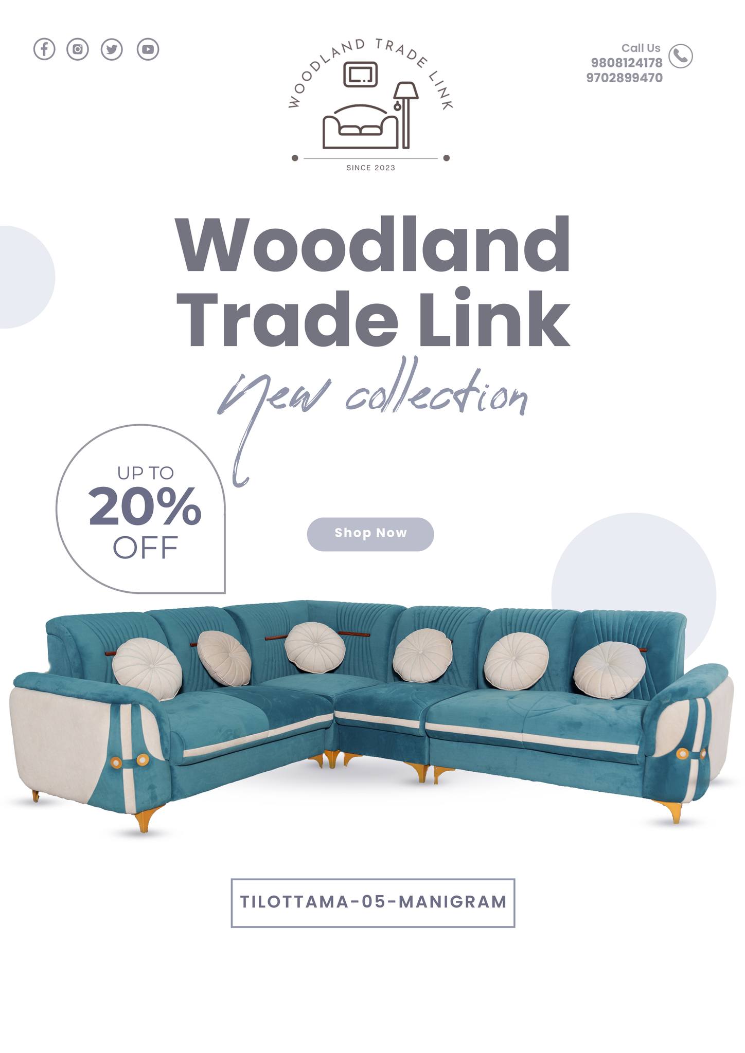 Woodland Trade Link Facebook ad: Woodland Trade Link since 2023.