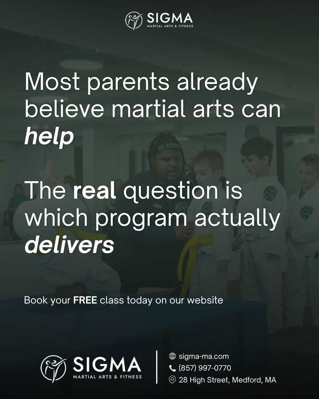 Sigma Martial Arts & Fitness Facebook ad
