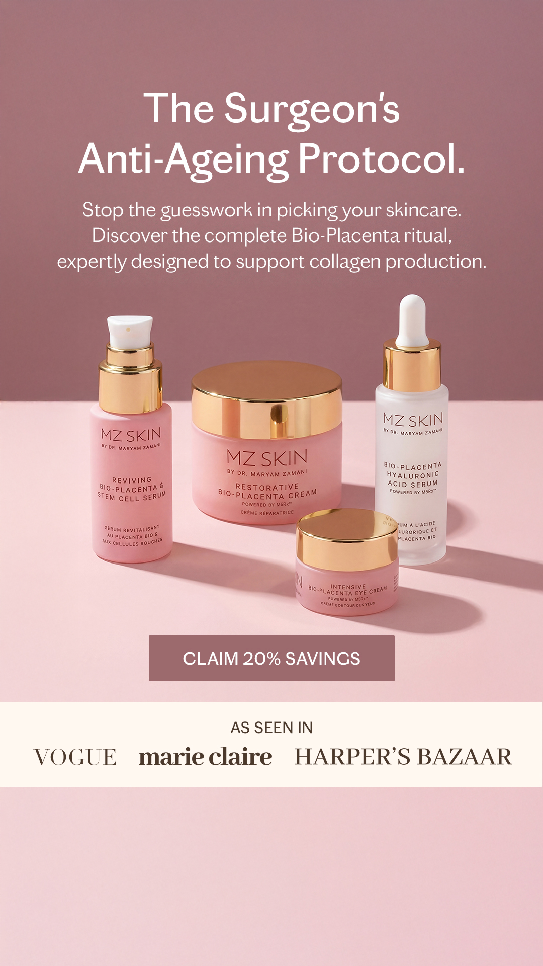 MZ SKIN Facebook ad