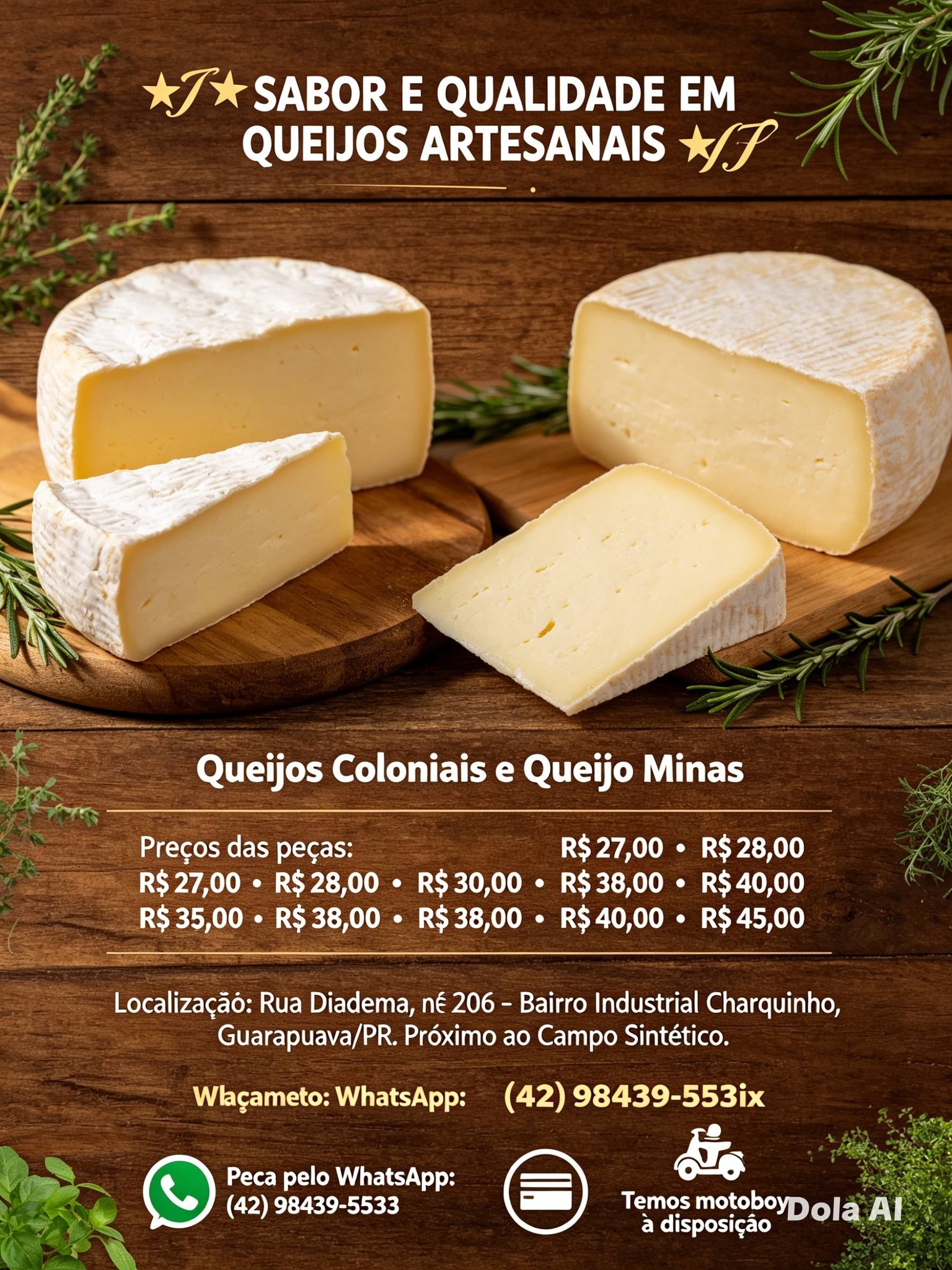 Frangos Guarapuava Facebook ad