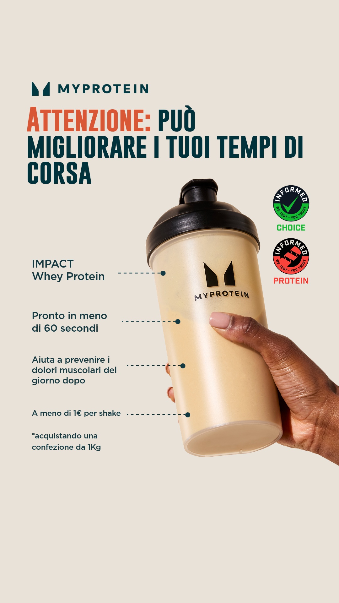 Myprotein Facebook ad
