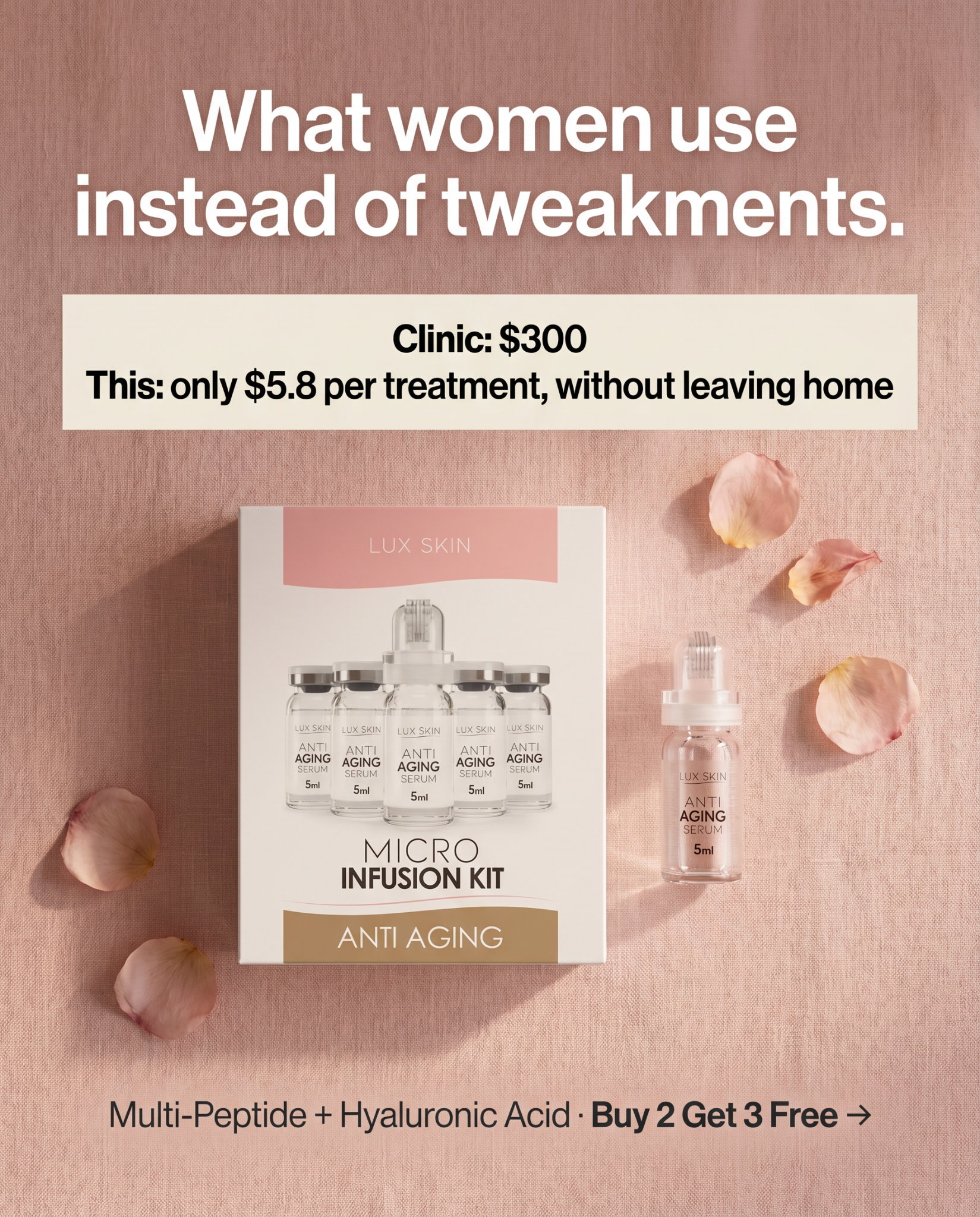 LUX SKIN Facebook ad