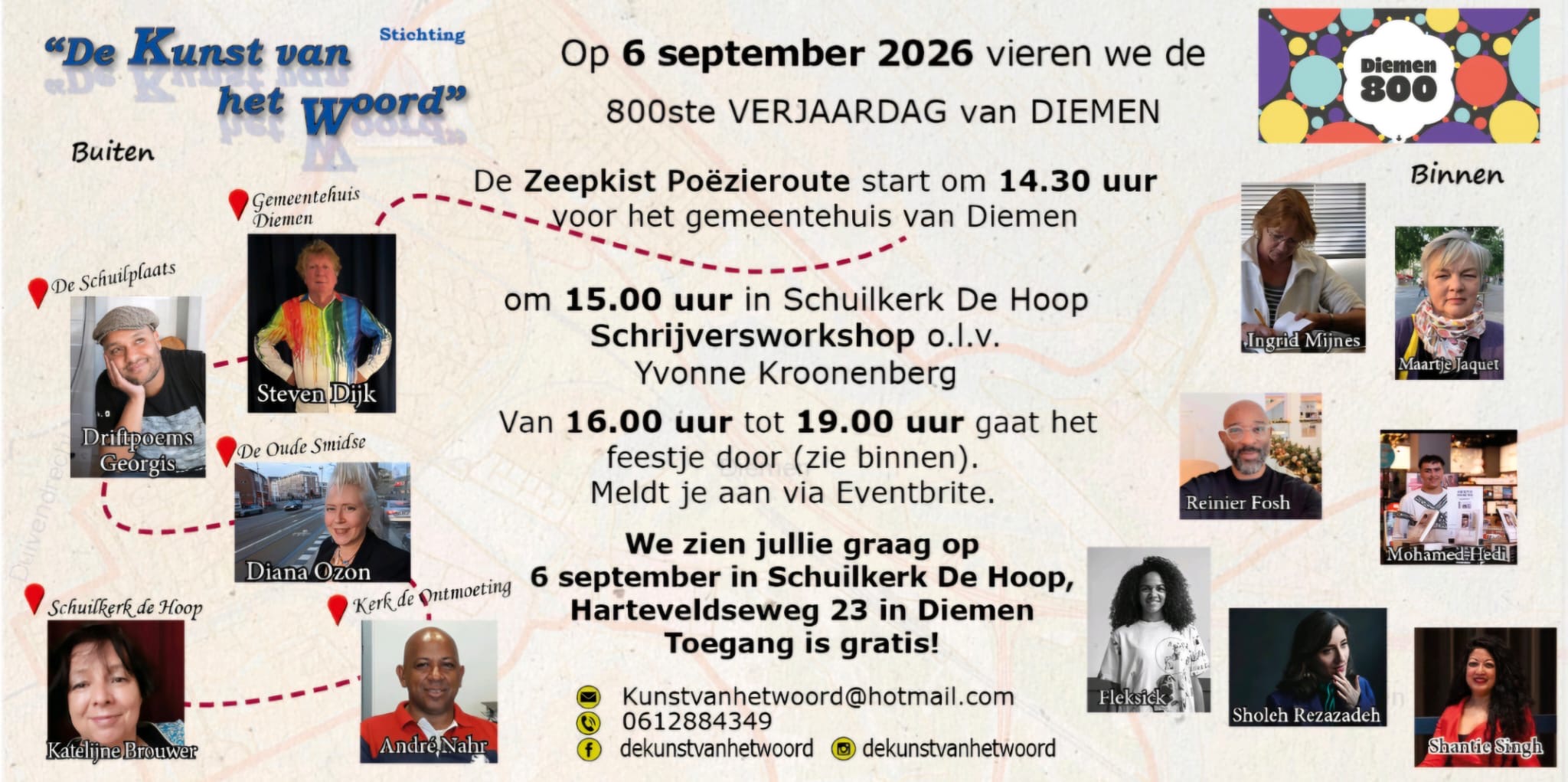 De kunst van het woord Facebook ad: De Kunst van het Woord, editie 8