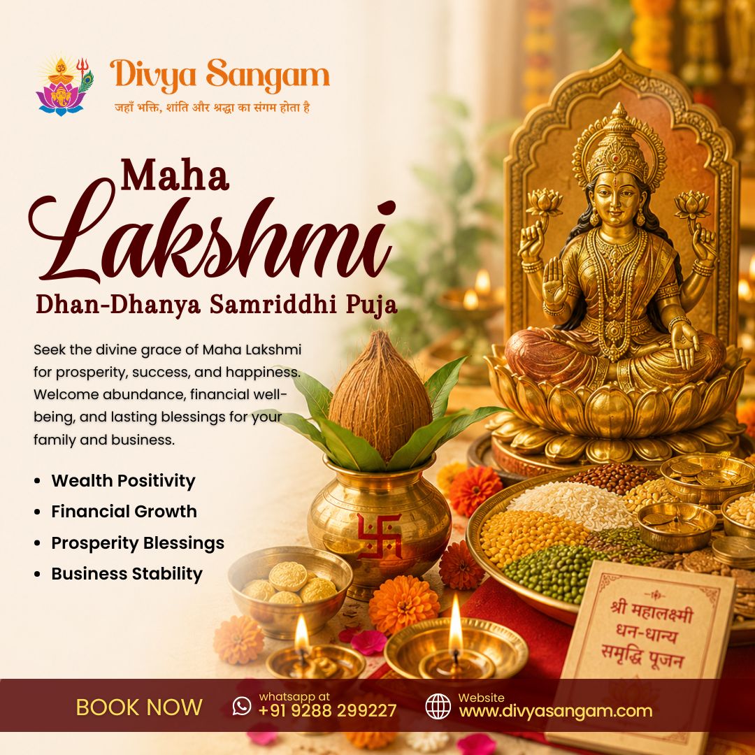 Divya Sangam Puja Facebook ad: Invoke the divine blessings of Maa Lakshmi through…