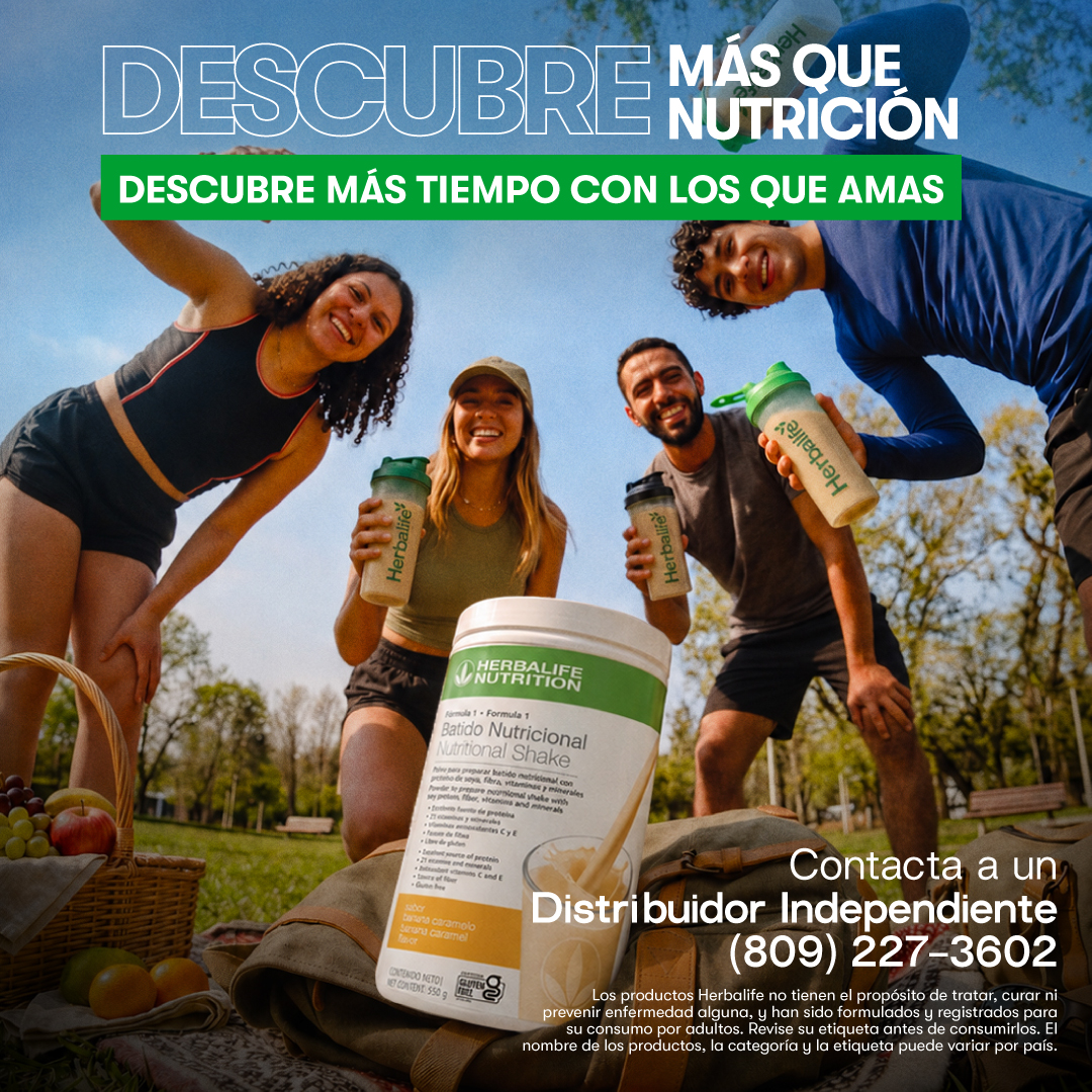 Herbalife Facebook ad: Descubre más que nutrición.