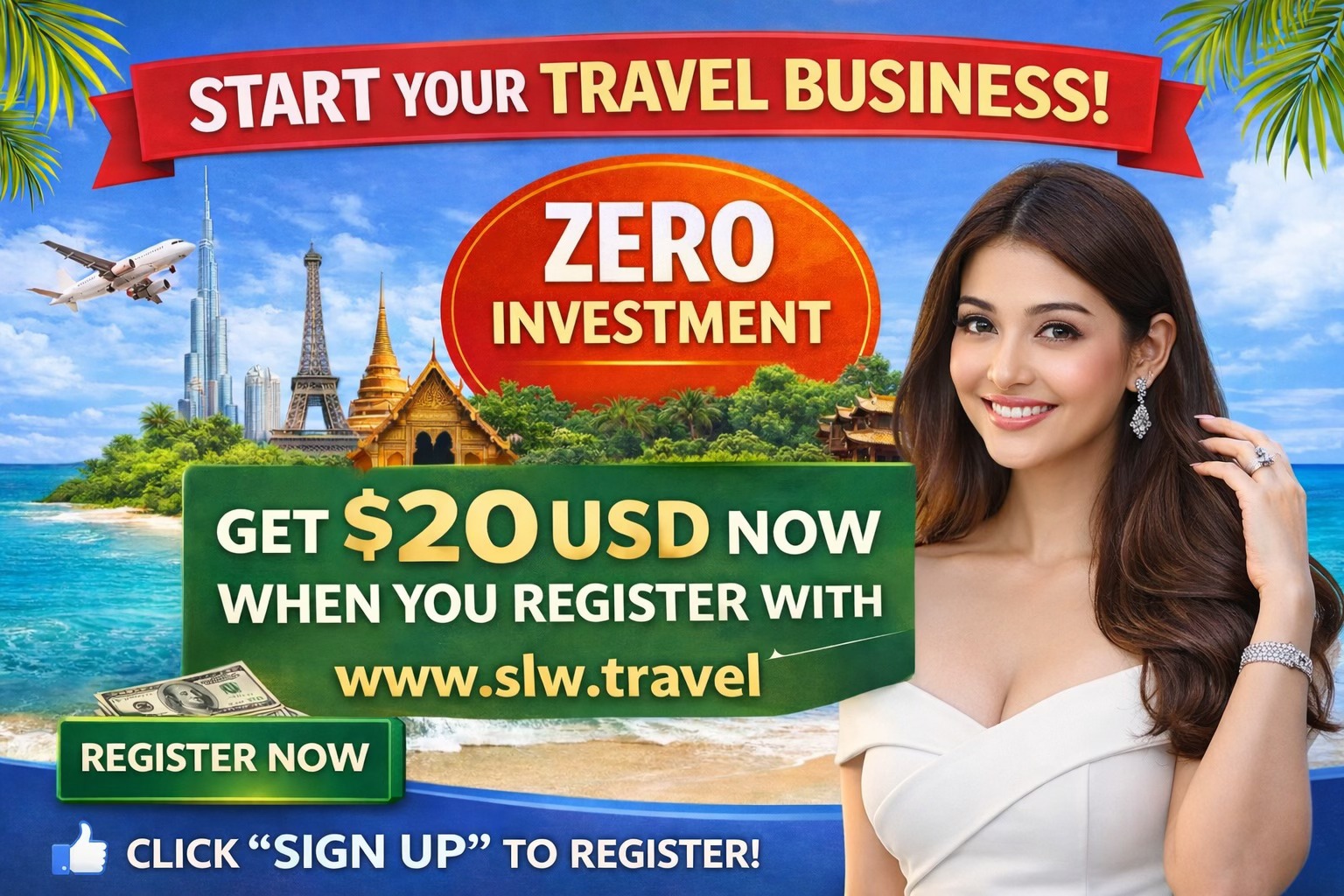Bangkok Tours & Travel Facebook ad