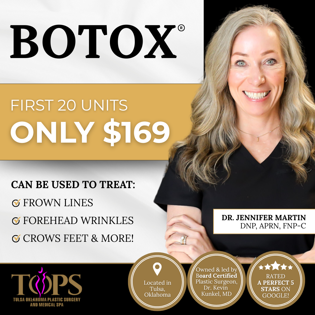 Tulsa Oklahoma Plastic Surgery/TOPS Medical Spa Facebook ad