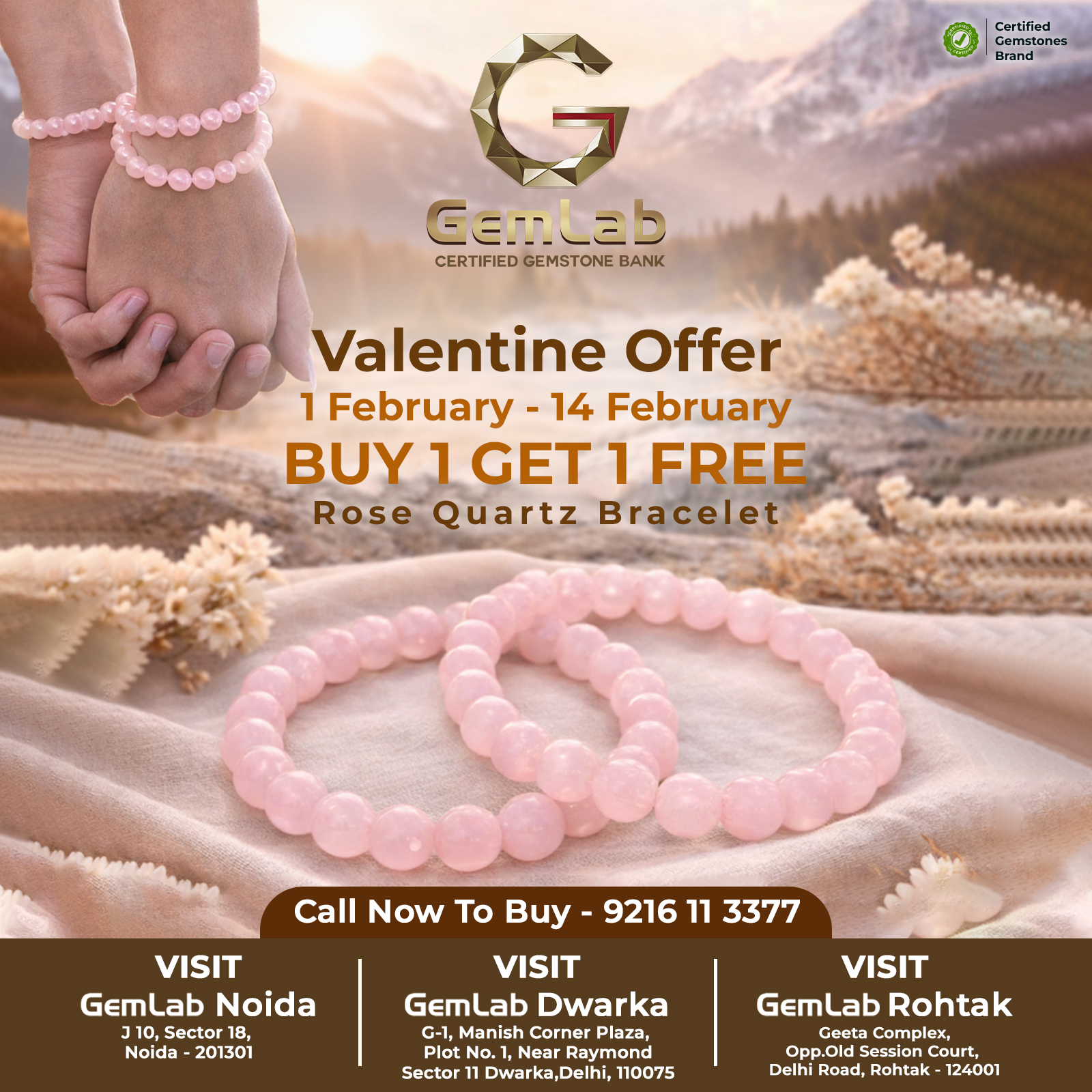 GemLab Facebook ad: This Valentine, surprise your loved one with a…