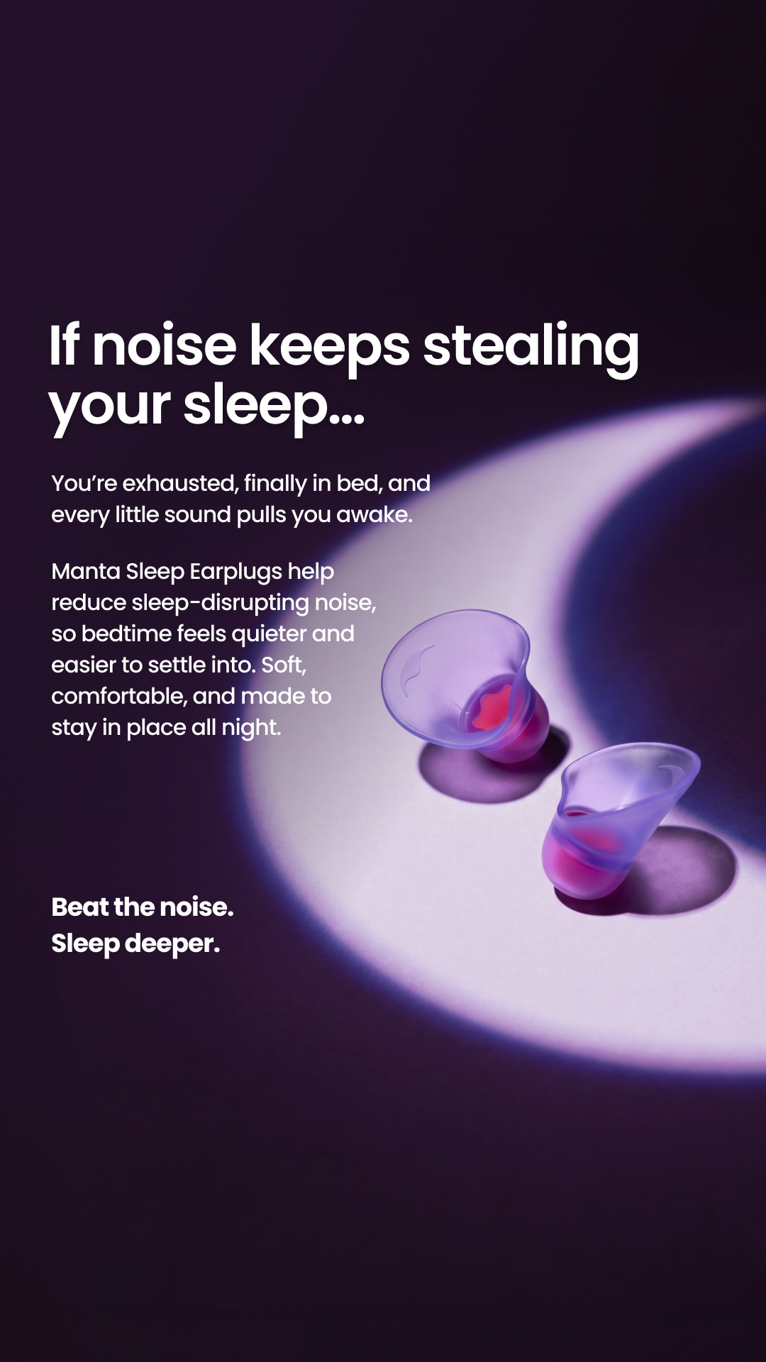 Manta Sleep Facebook ad