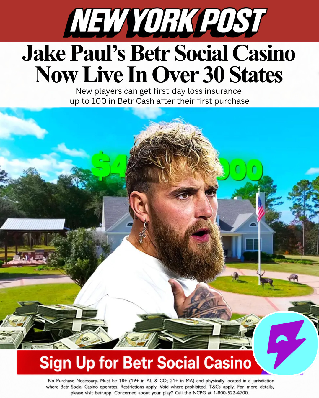 New York Post Facebook ad