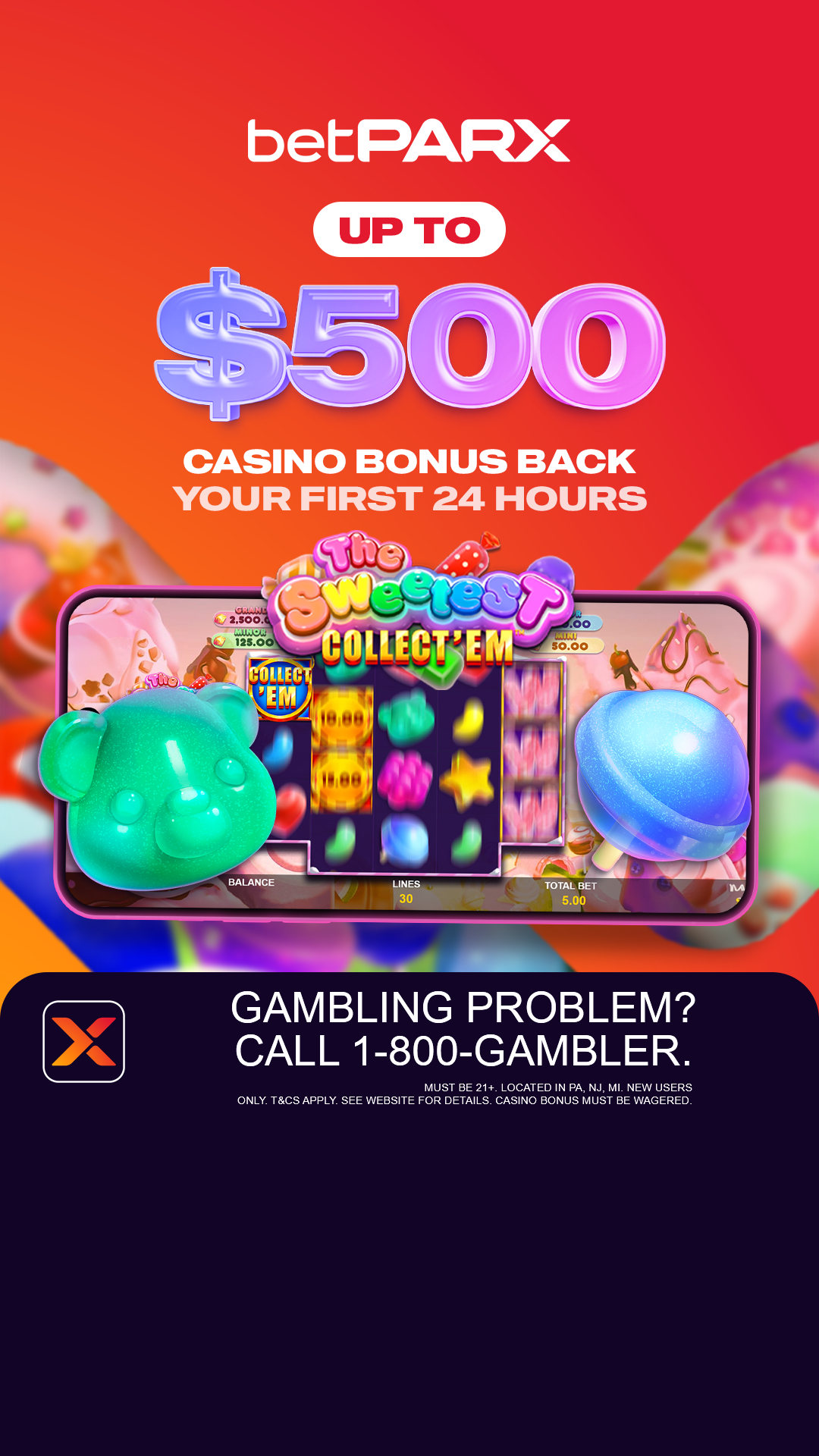 Betparx Facebook ad