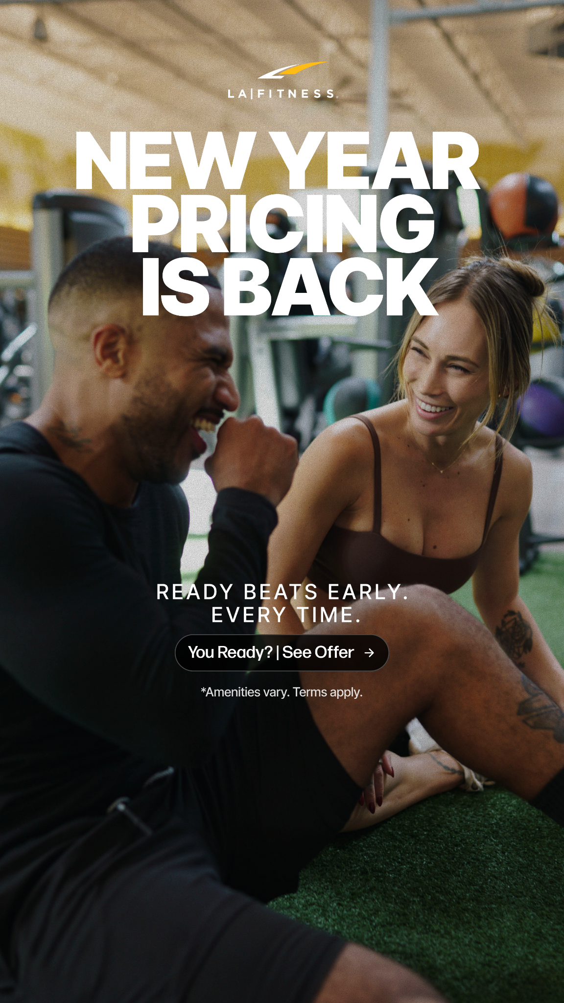LA Fitness Facebook ad