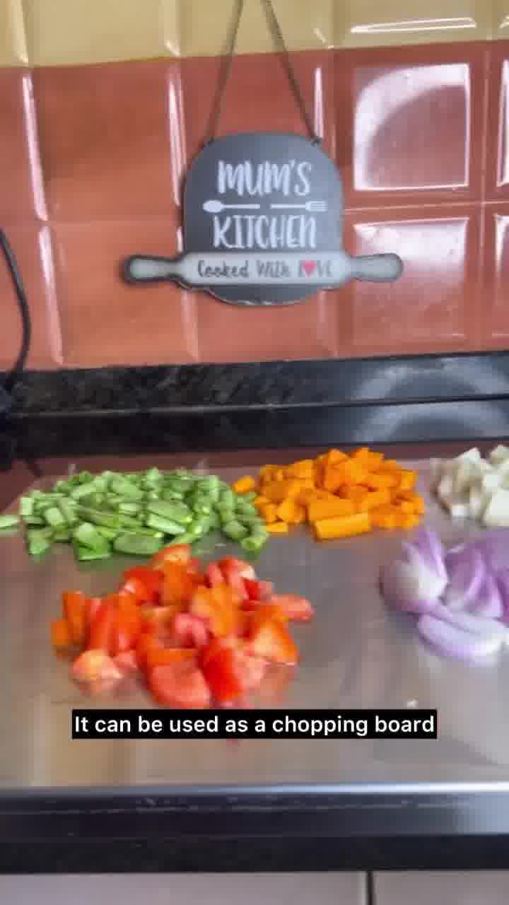 Gharbaar Facebook ad: Stainless Steel Cutting Board