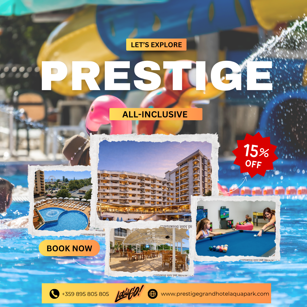 Prestige Grand Hotel & Aquapark Facebook ad