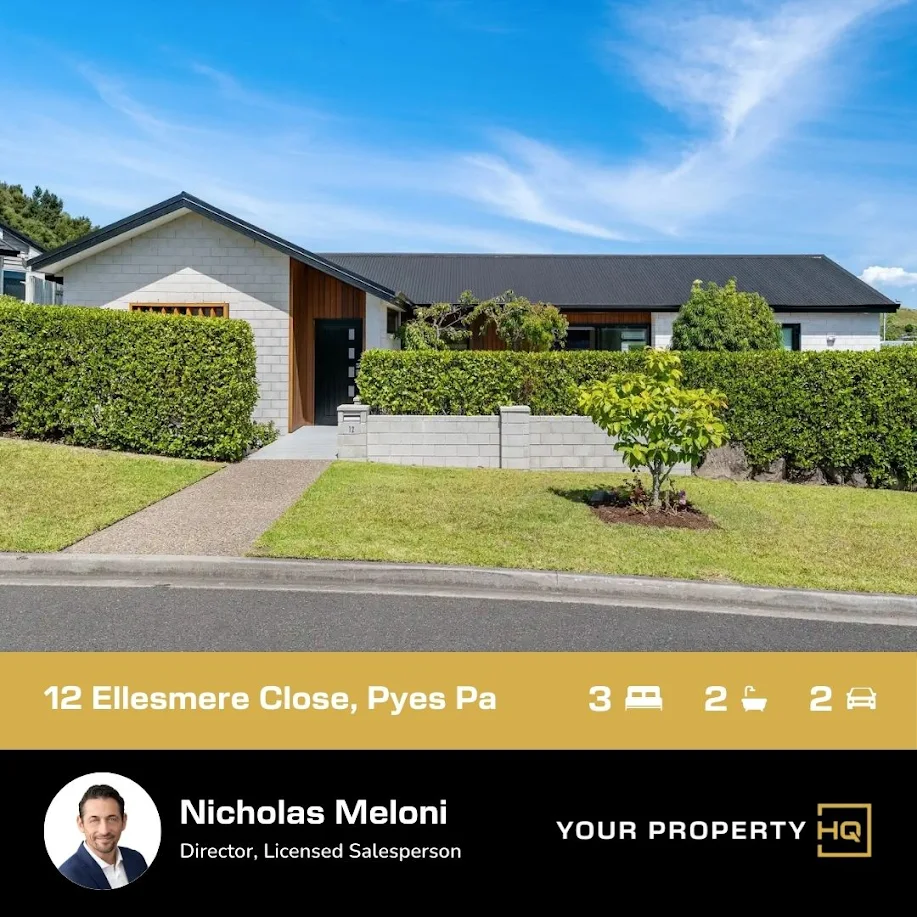 Nicholas Meloni Real Estate Tauranga Facebook ad: Where Lush Surrounds Meet Refined Living