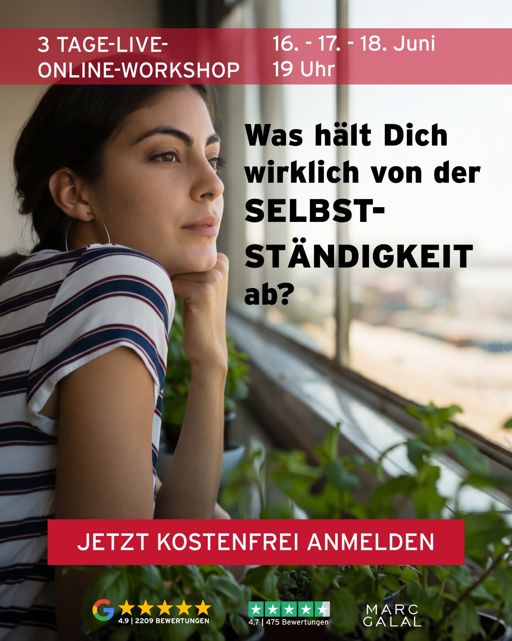 Marc Galal Facebook ad: Webinar