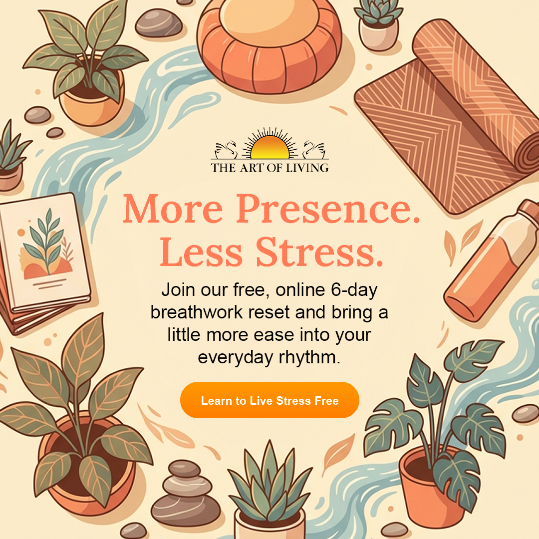 The Art of Living Facebook ad