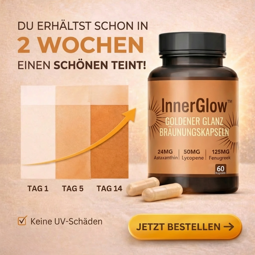 Dr. Eleanor Whitcombe Facebook ad: Sonnengeküsster Glow ganz ohne Sonne, in null Komma nichts!