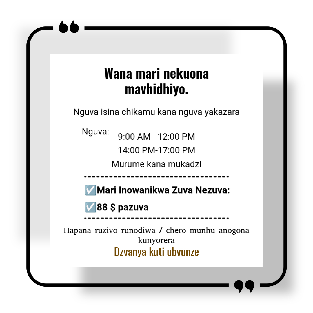 Glorina Eluleron Facebook ad: Nekuda kwekushanduka kwayo uye nyore kwekushanda uri kumba…