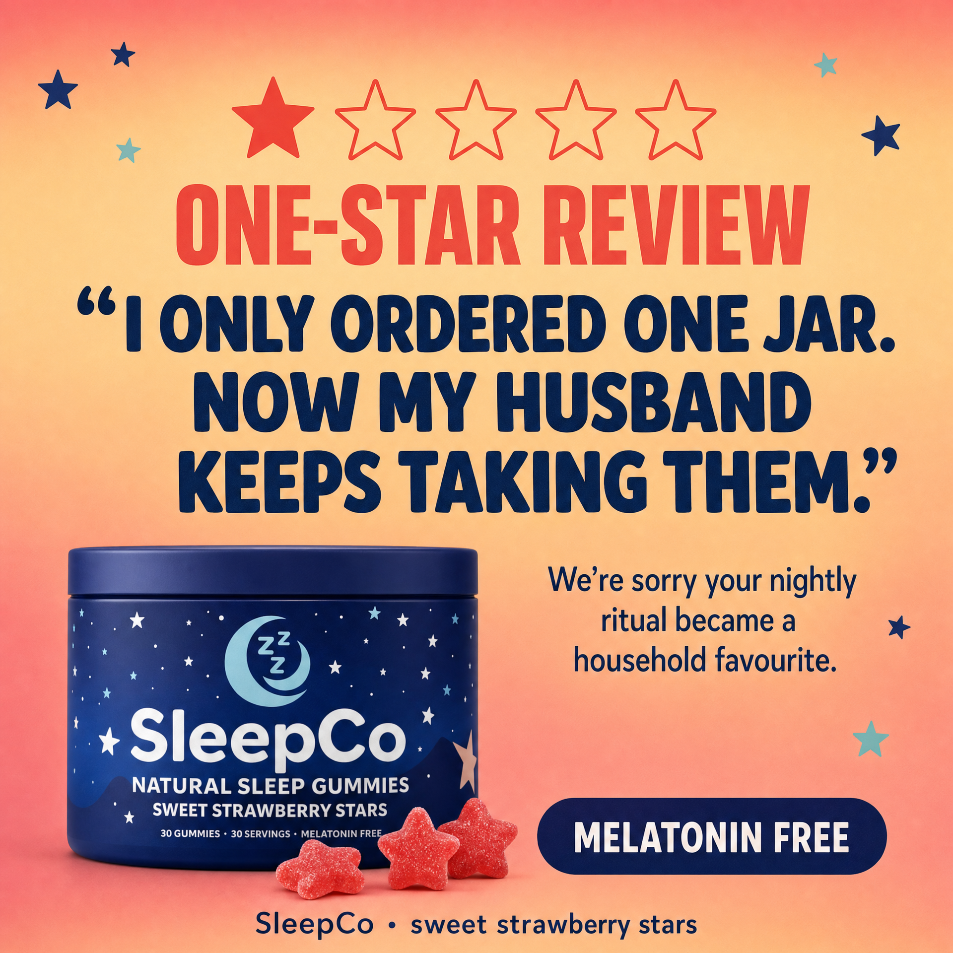 SleepCo Facebook ad