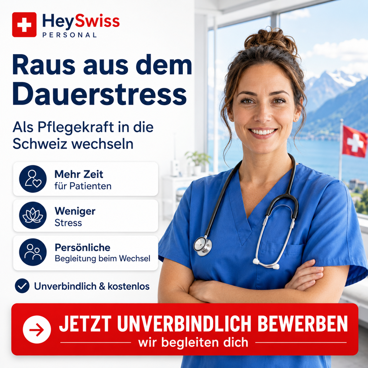 HeySwiss Personal Facebook ad