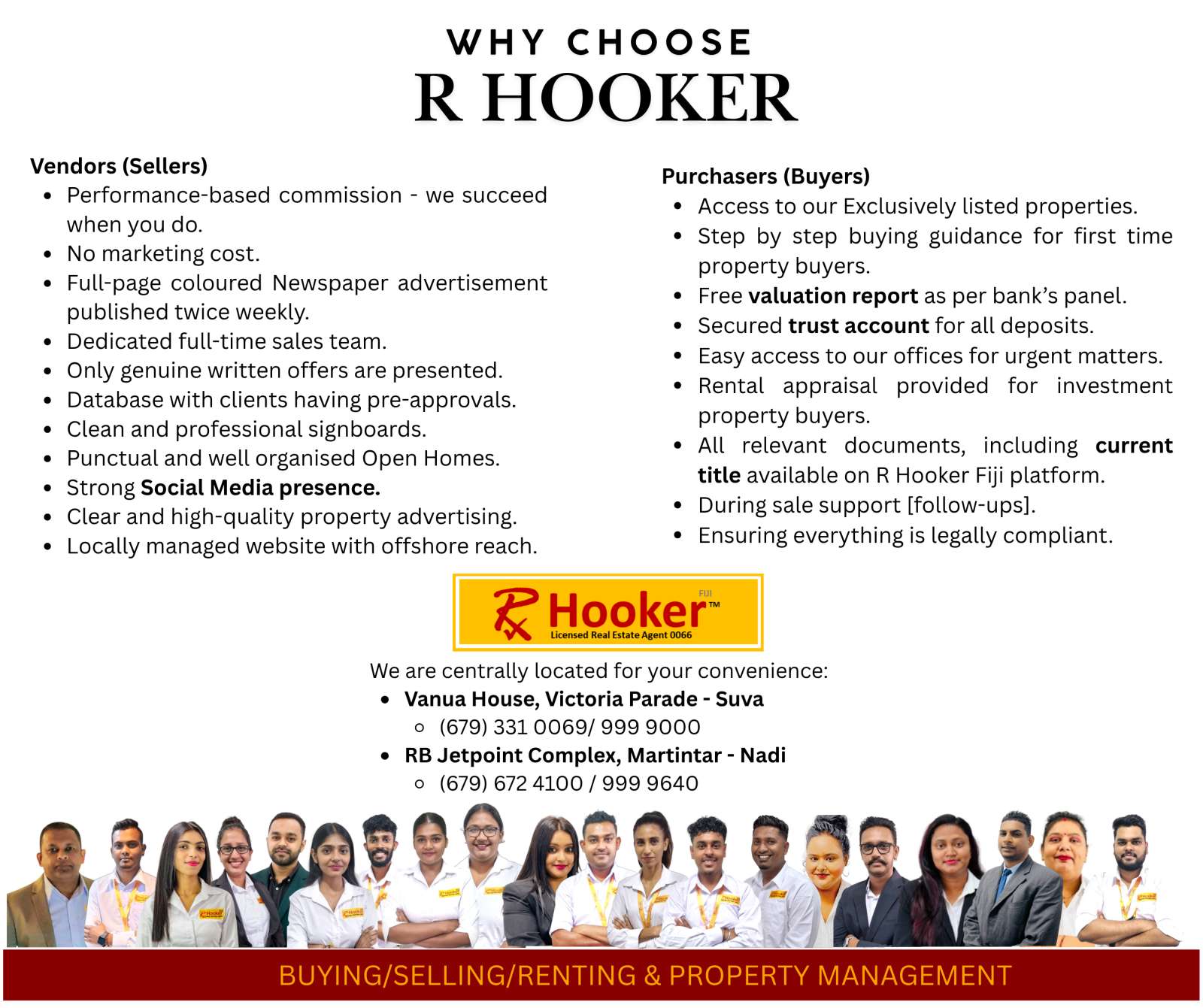 R Hooker Real Estate Facebook ad