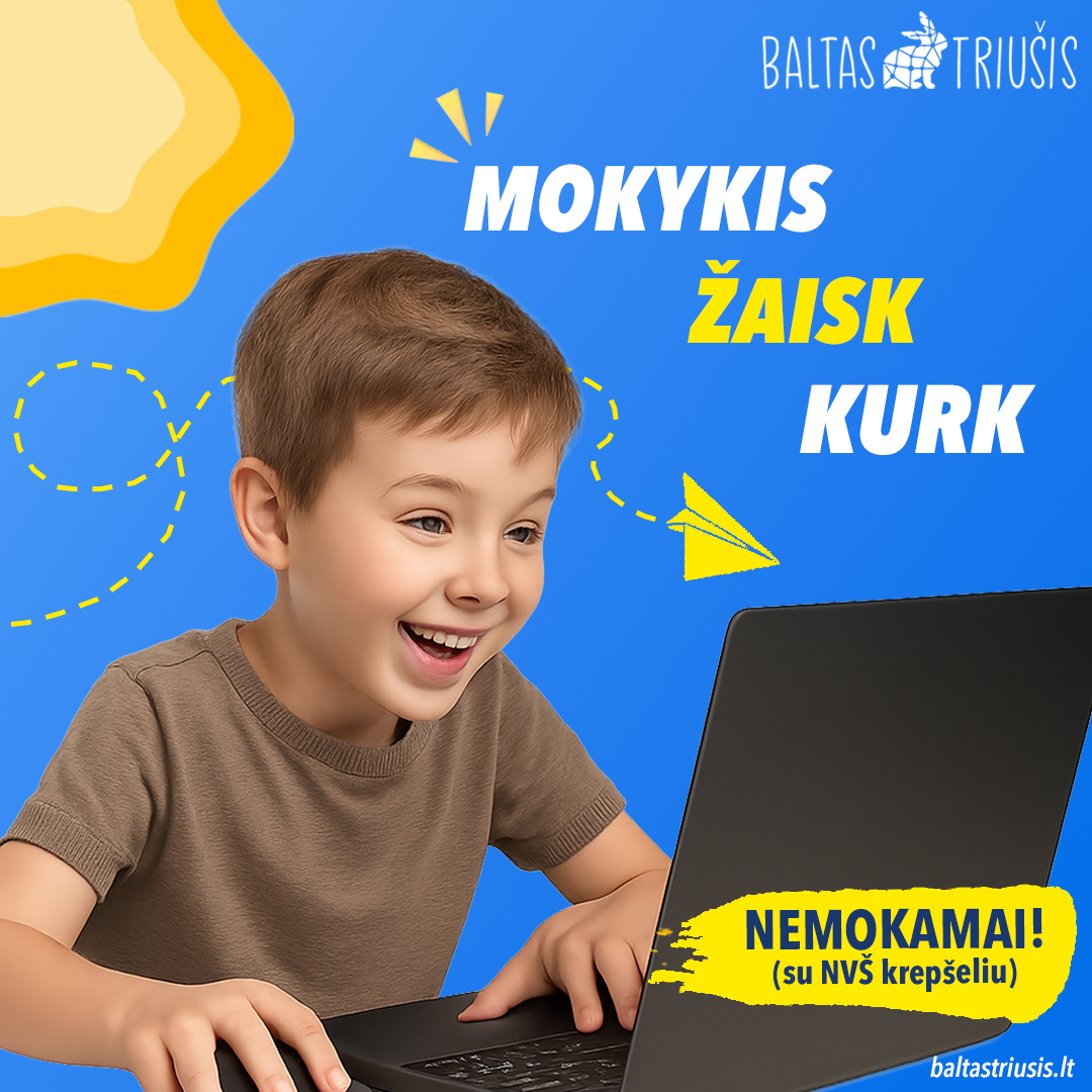 Baltas Triušis Facebook ad