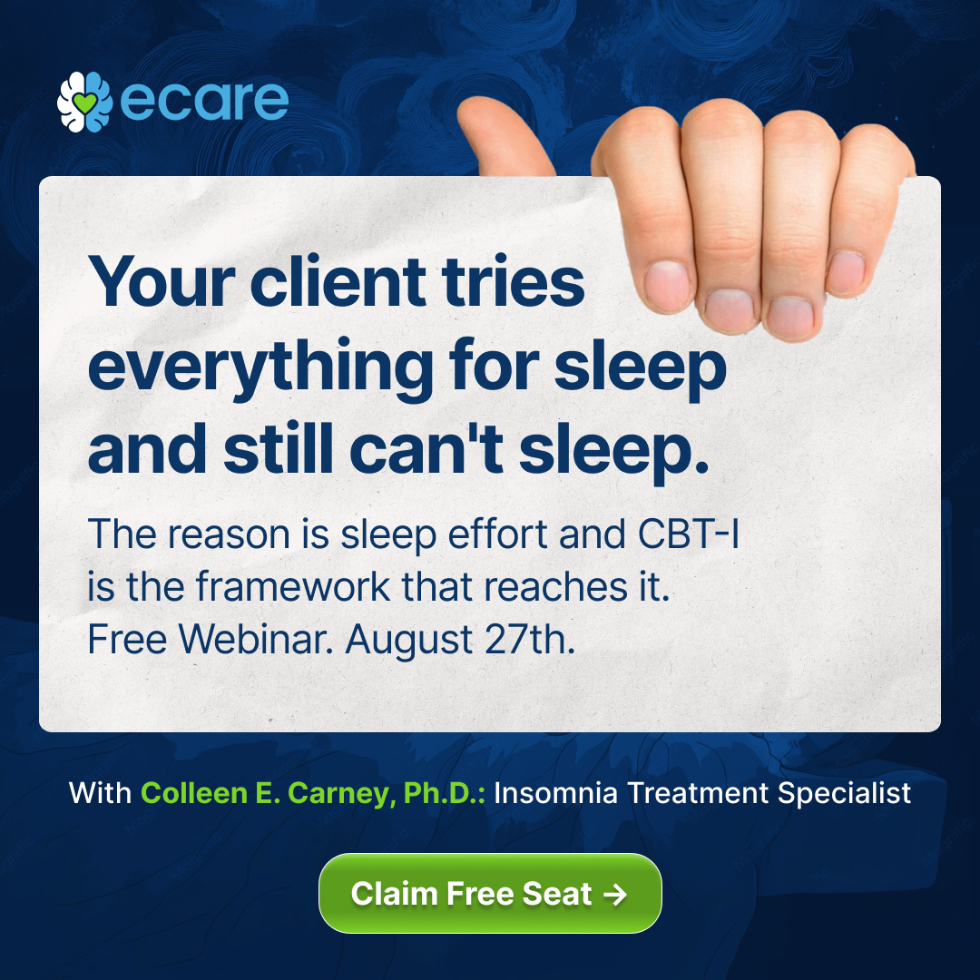 eCare Behavioral Health Institute Facebook ad