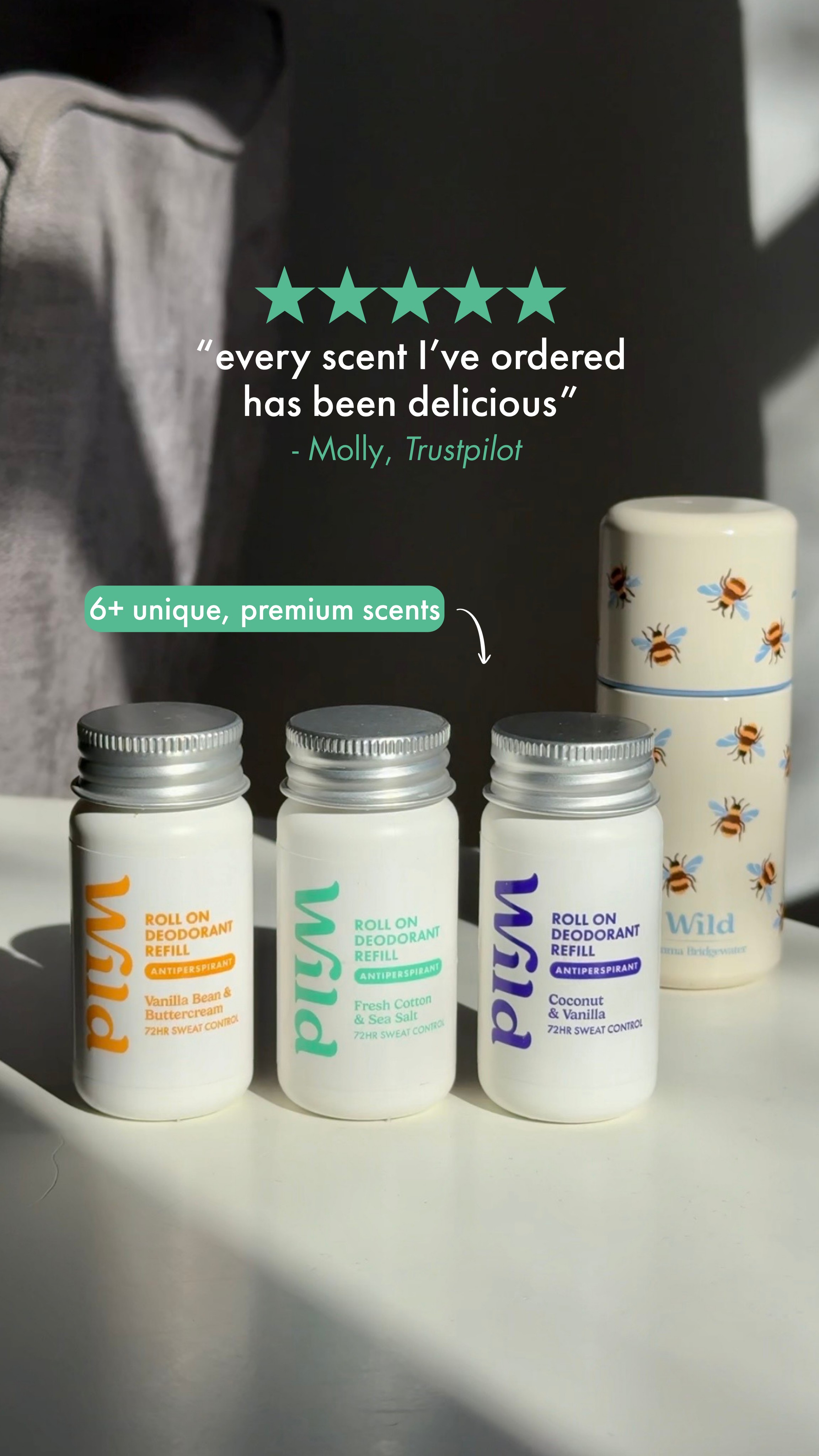Wild Facebook ad: Switch to Wild antiperspirant and smell your best