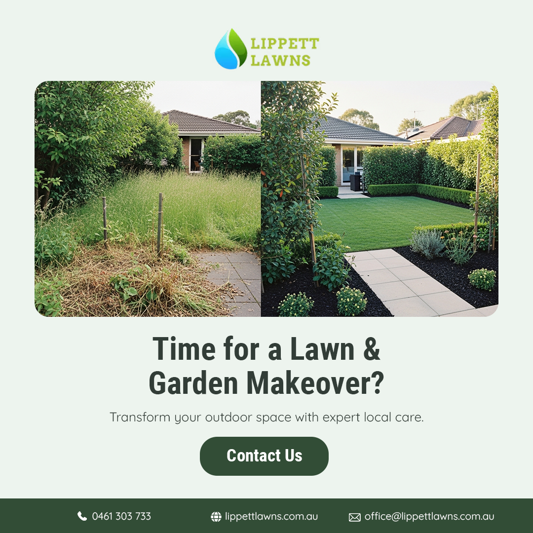 Lippett Lawns and Outdoor Services Facebook ad