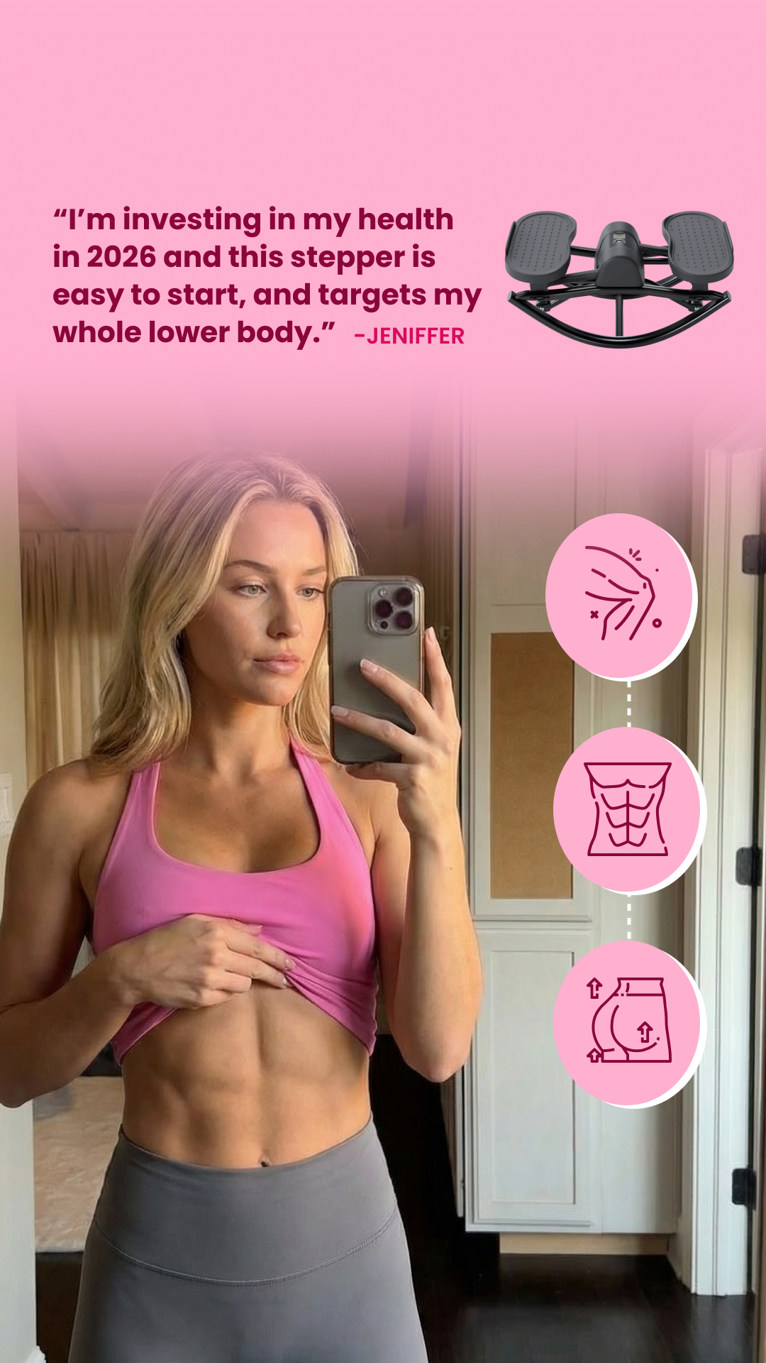LhanelFit Facebook ad