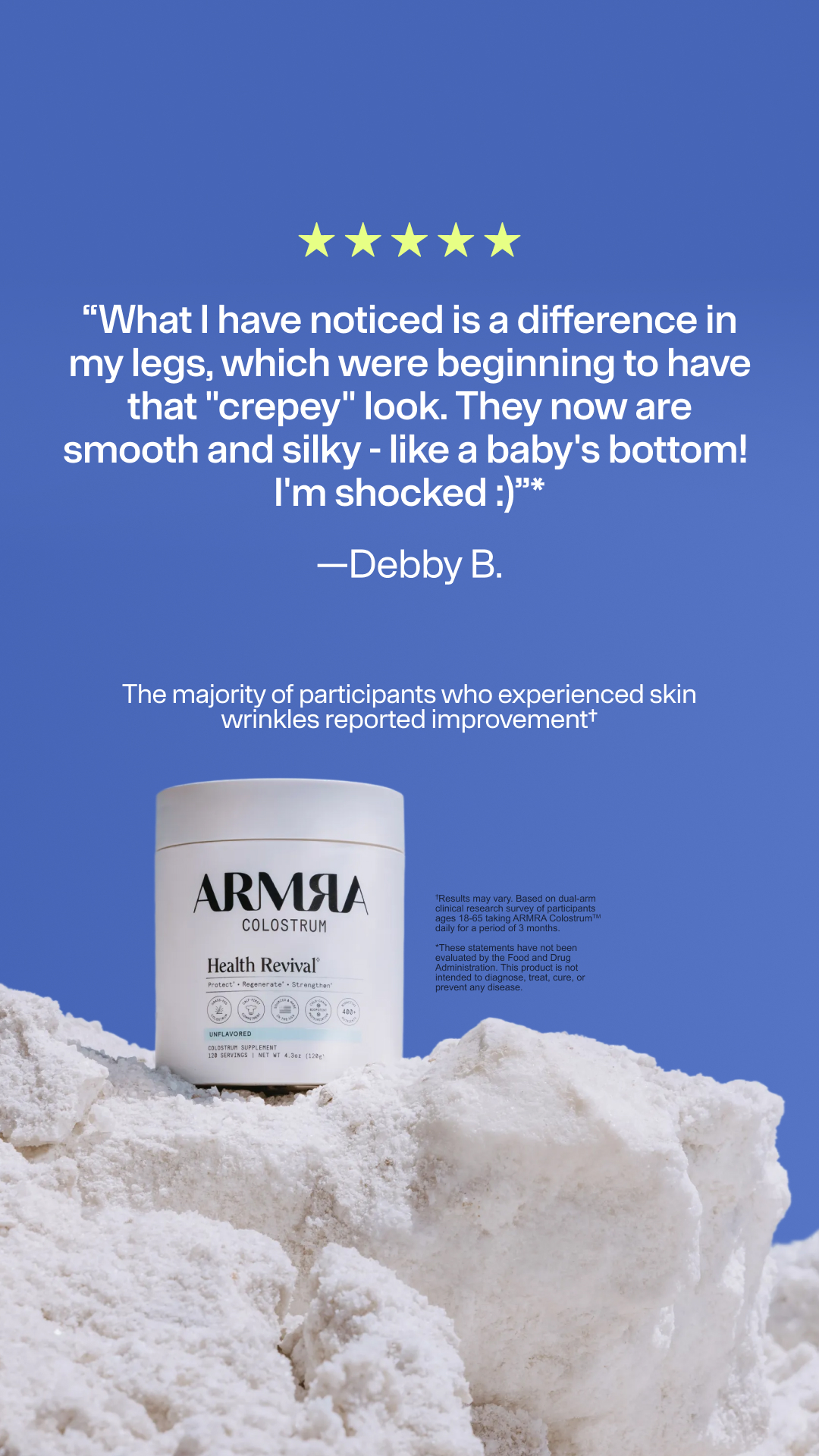 ARMRA Facebook ad