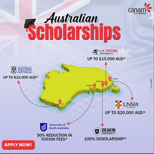 Canam Consultants Facebook ad: Study in Australia | Get Your Offer Letter in 7 Days