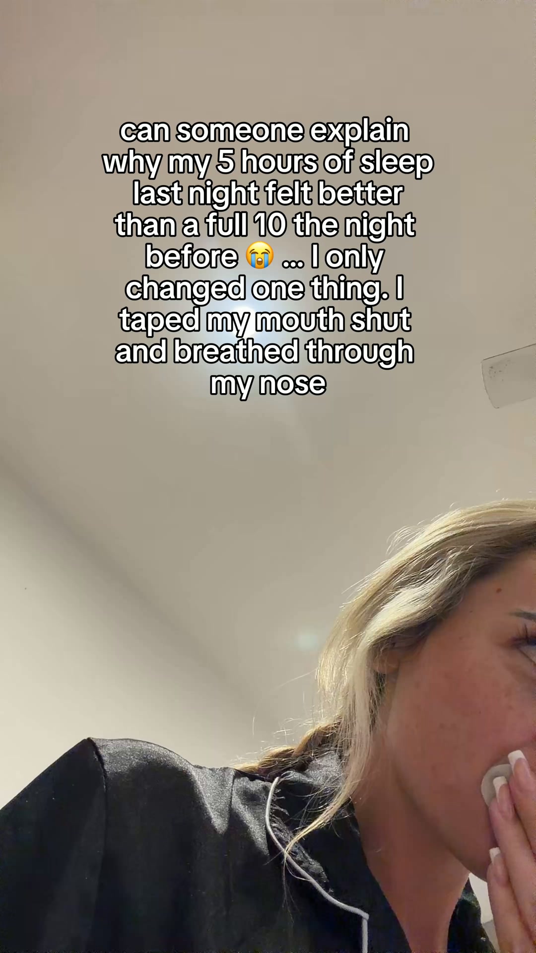 Try Respire Facebook ad: POV: You tried mouth tape