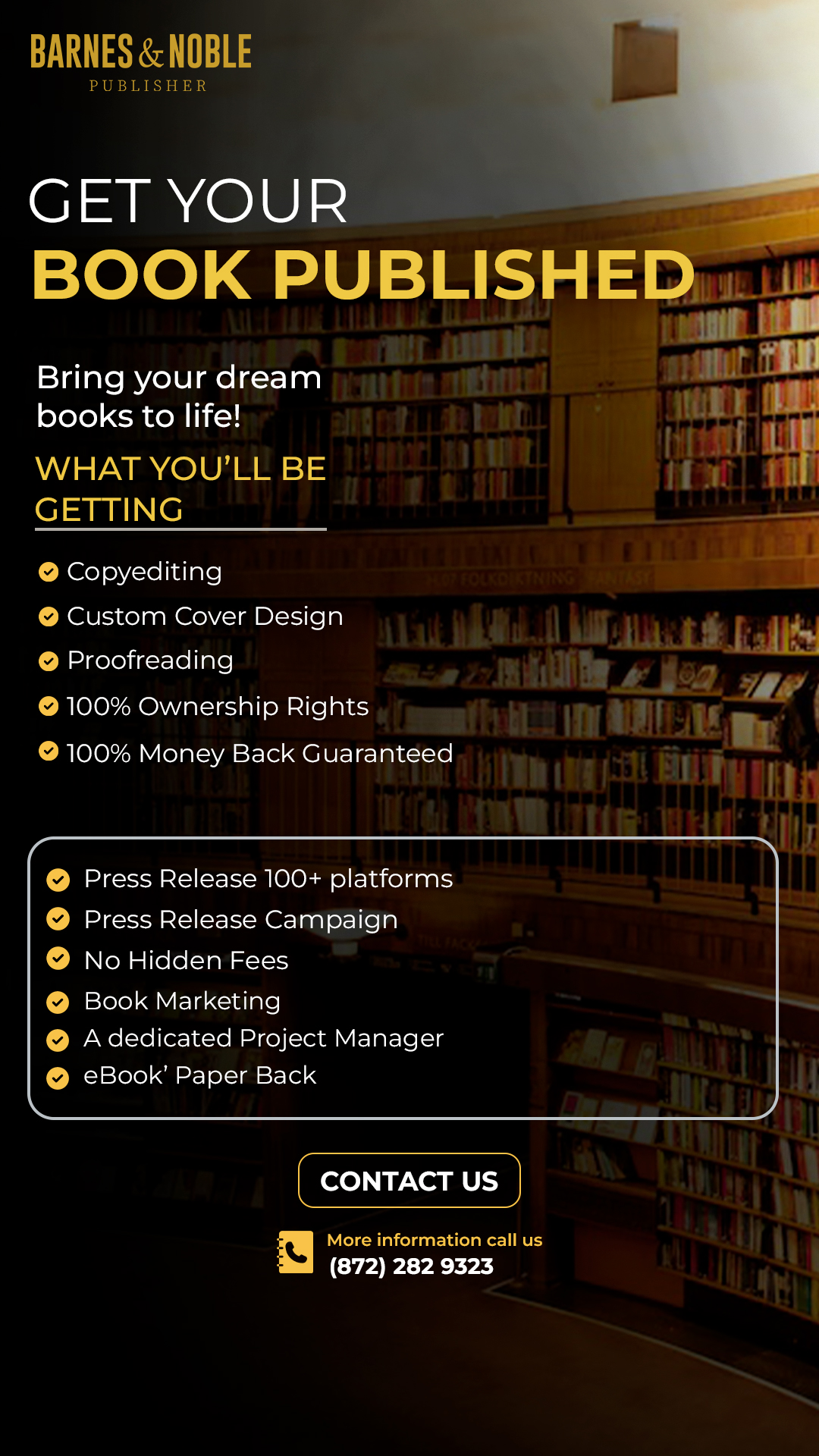 B&N Book Publishers Facebook ad