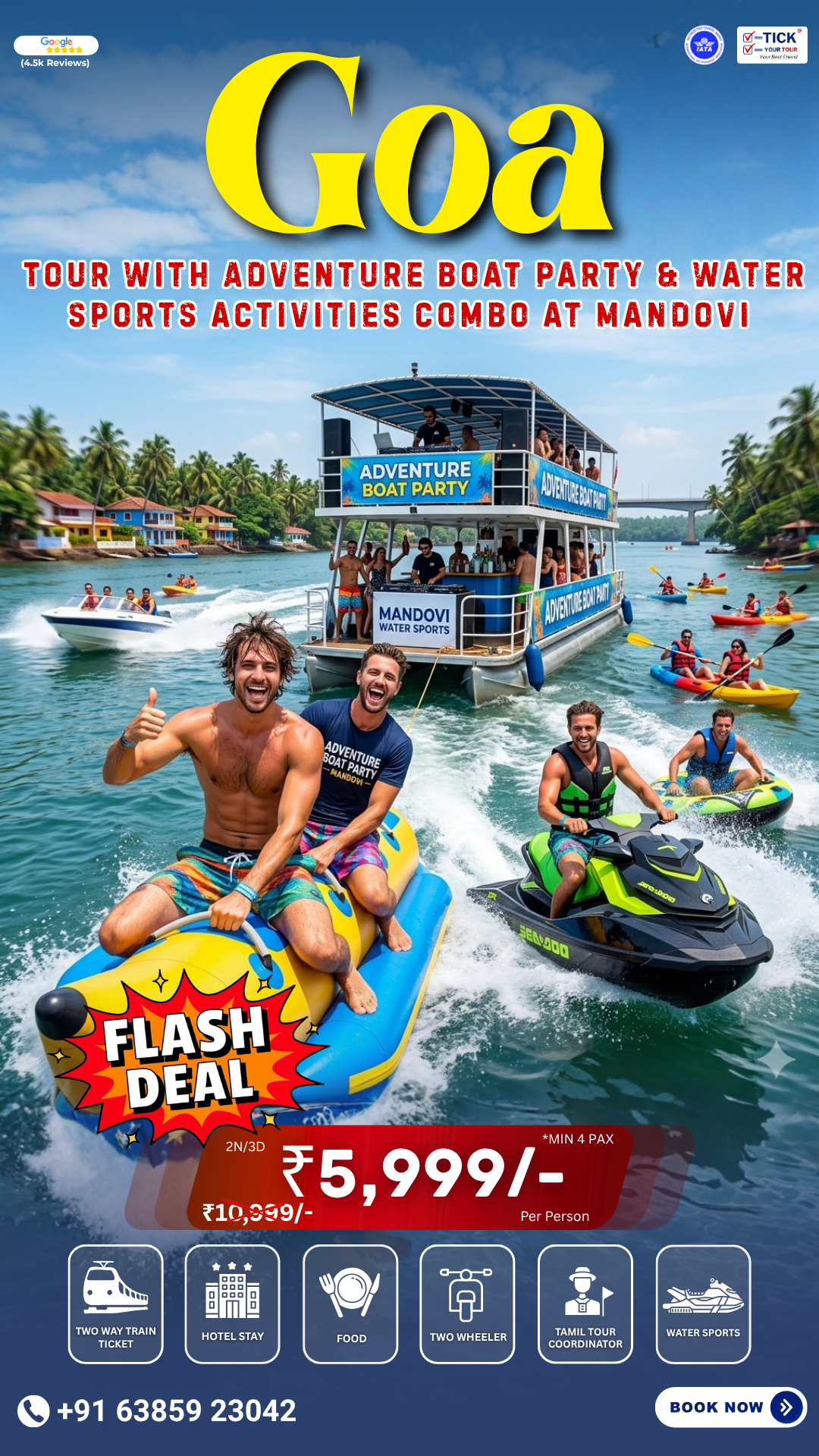 Tick Your Tour Facebook ad