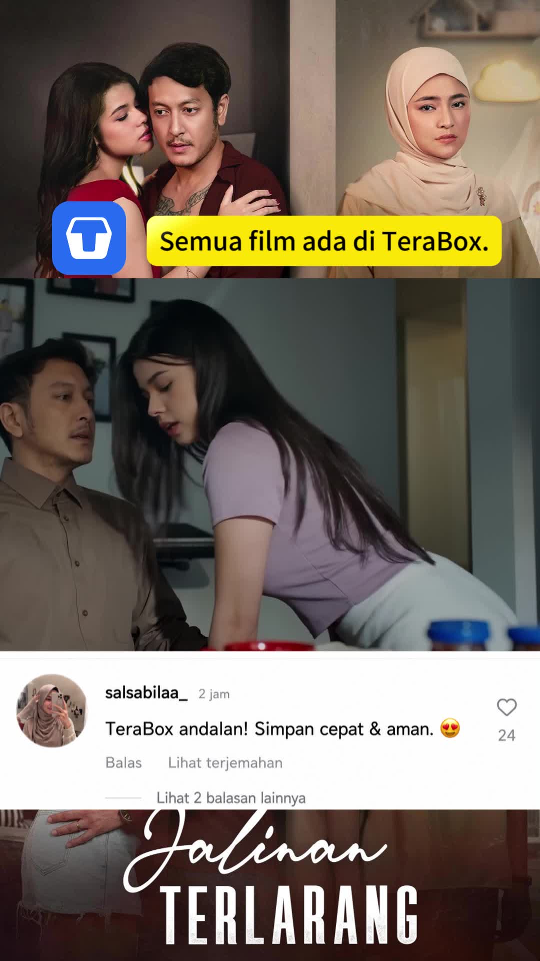TeraBox 1TB Facebook ad: Pencarian Al, banyak konten gratis