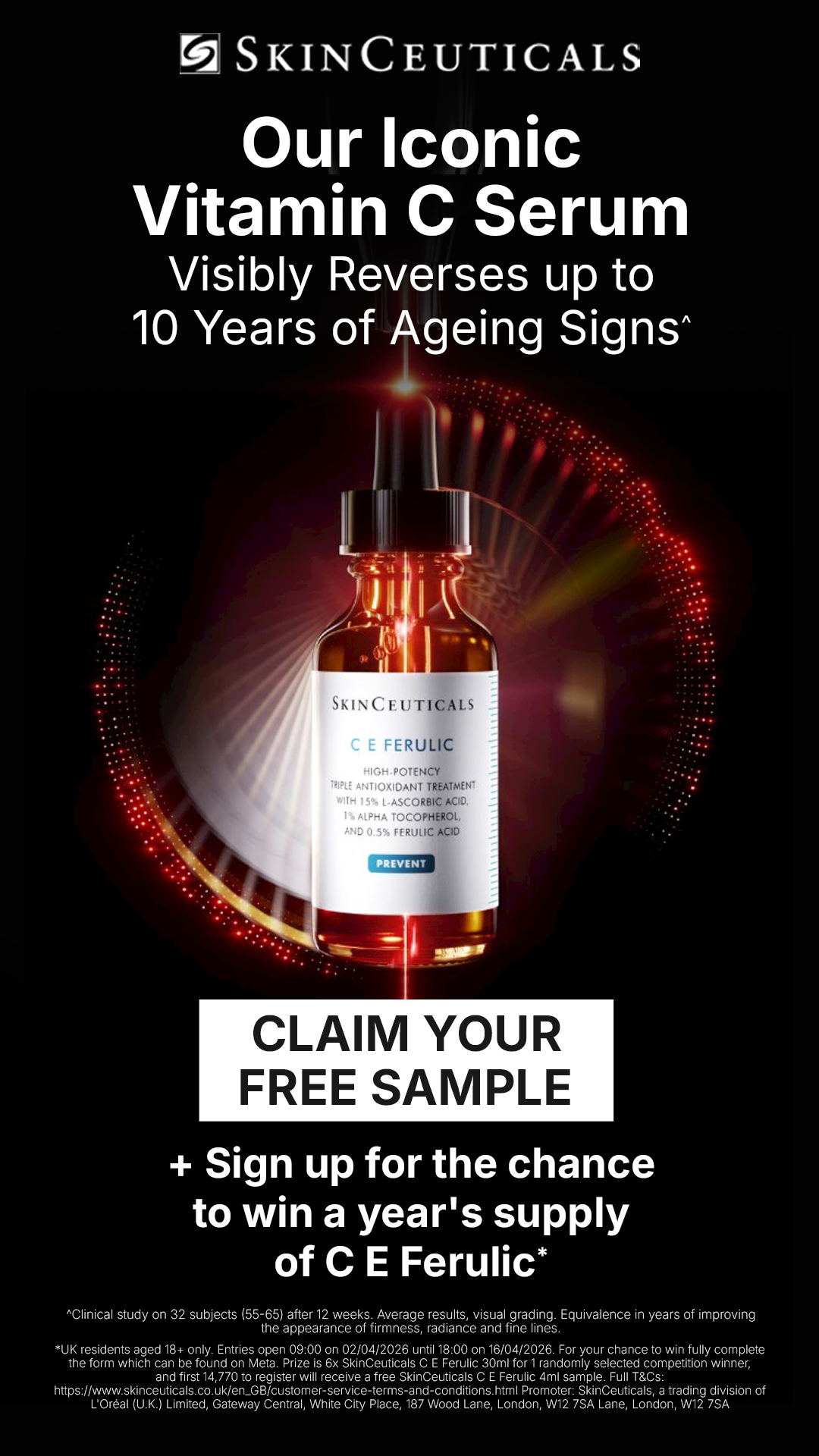 SkinCeuticals Facebook ad