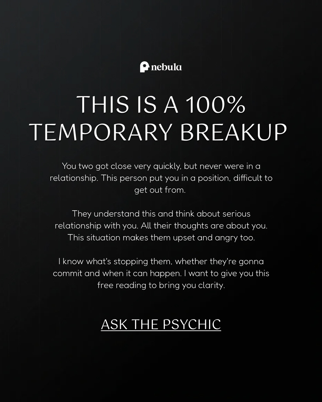 Your Relationship Advisor Facebook ad