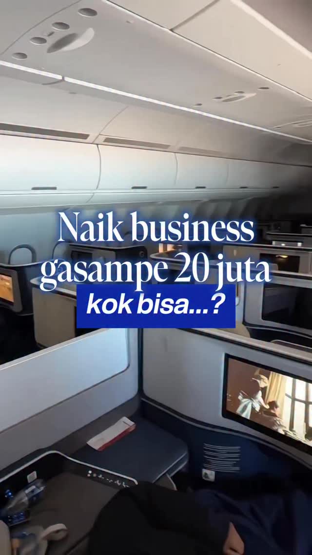 luluhobitravel Facebook ad: Naik business class ganyampe 20juta kok
