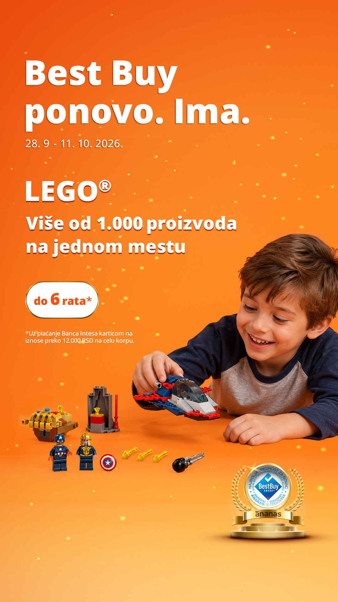 Ananas.rs Facebook ad: LEGO? Ima!