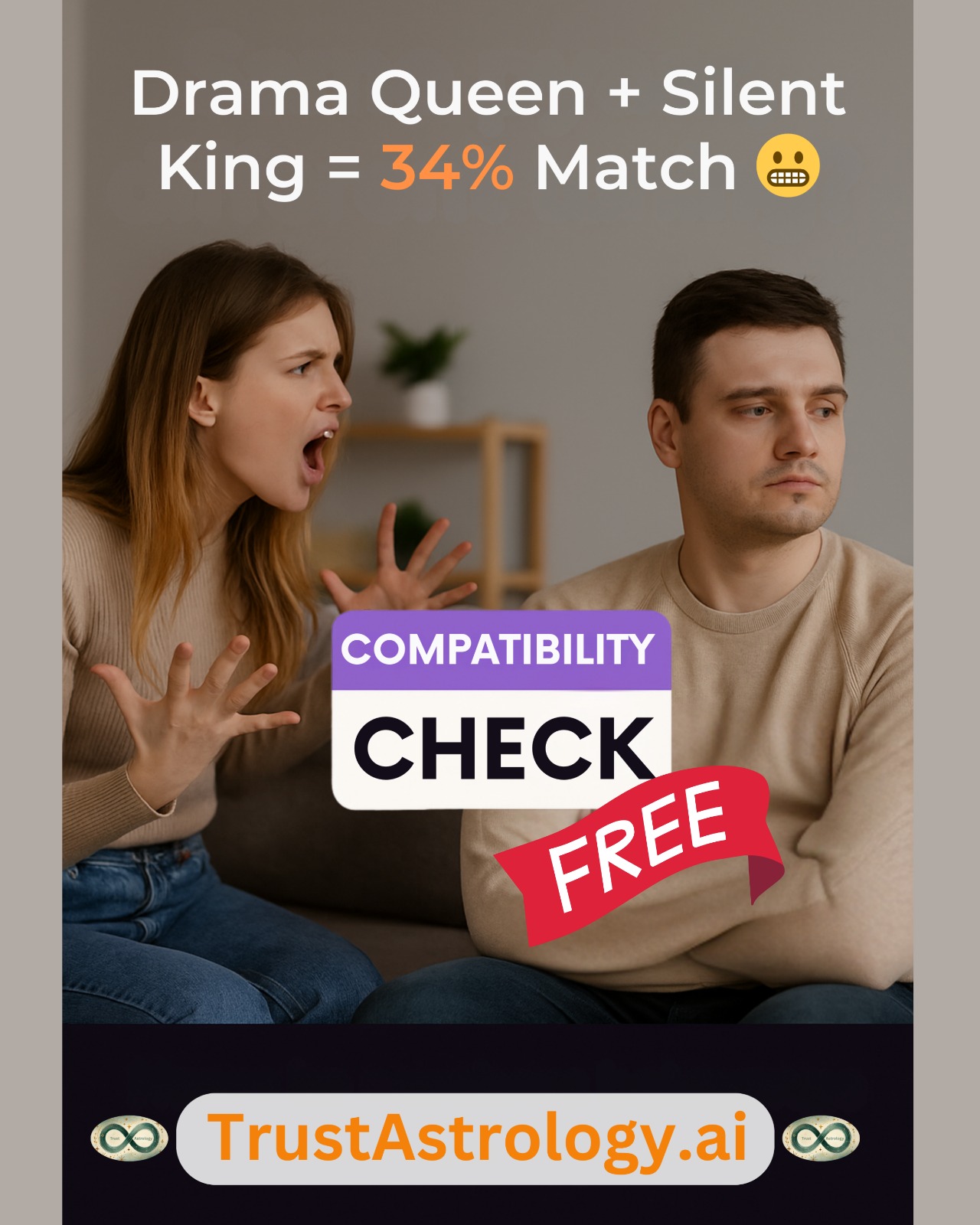 TrustAstrology AI Facebook ad from May 5, 2026