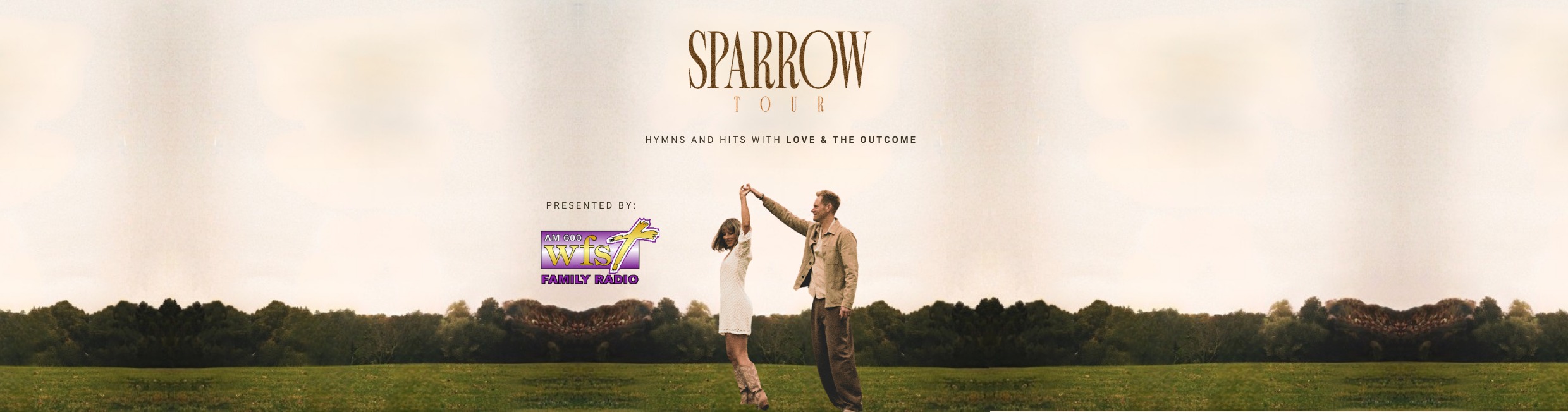 Family Radio WFST Facebook ad: Love & The Outcome - Sparrow (Hymns & Hits Tour)